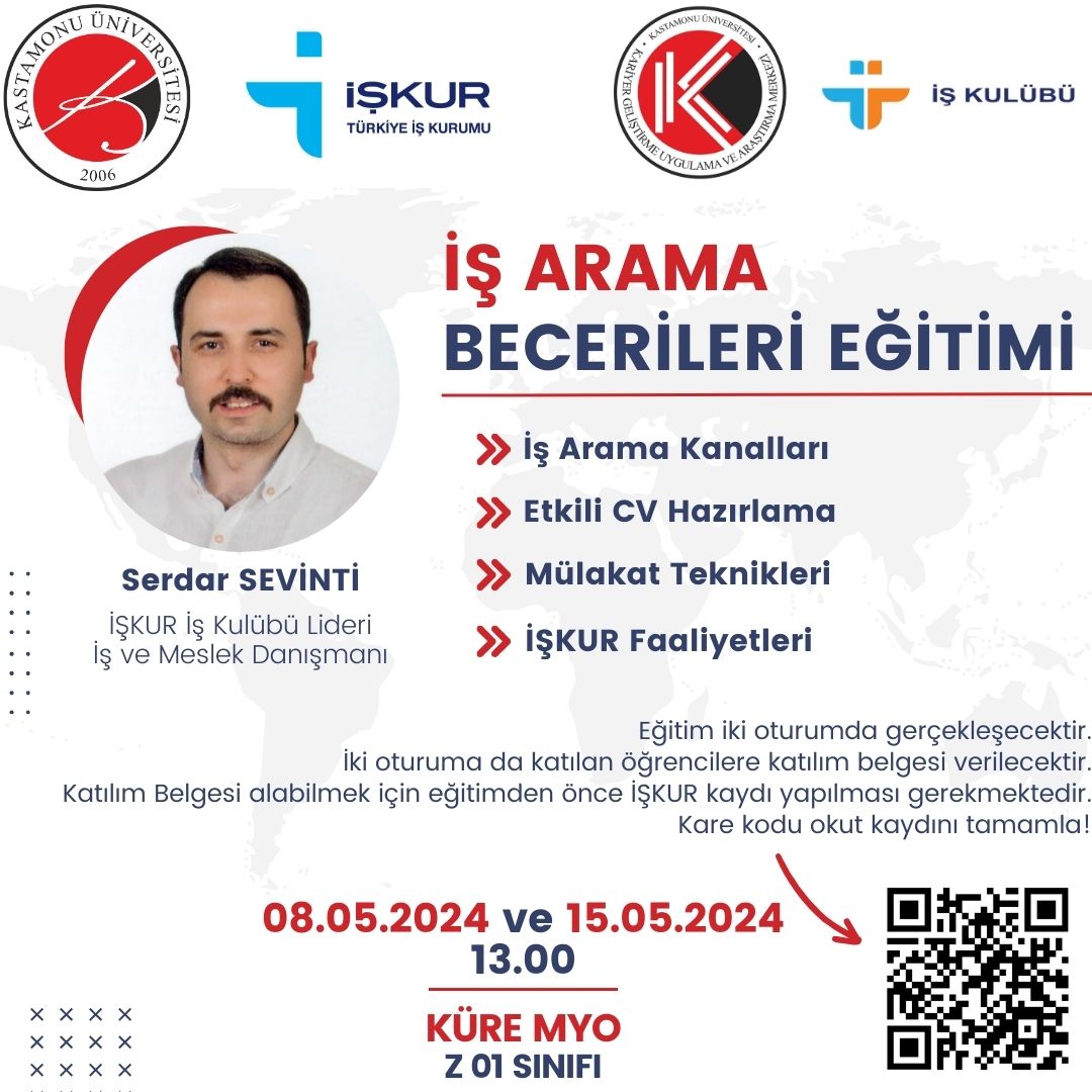 Okulumuzda İş Arama Beceri Eğitimi düzenlenecektir